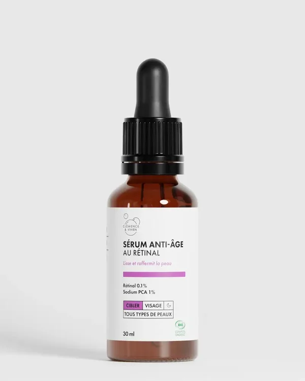 Sérum Anti-âge au Rétinal - Clémence & Vivien -