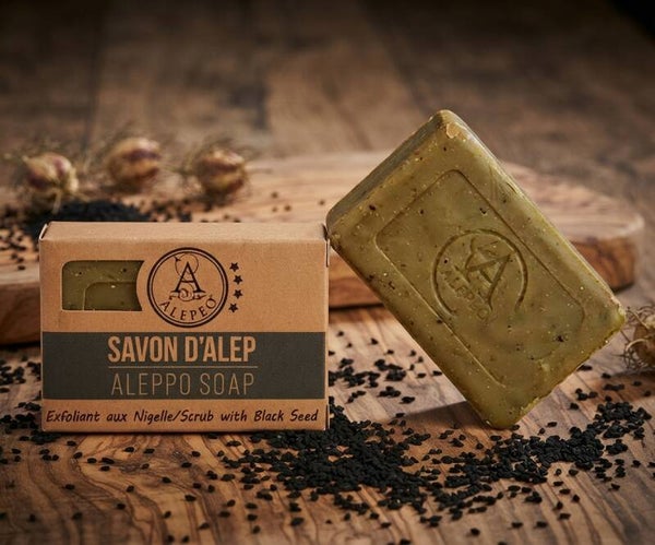 Savon d'Alep aux Graines de Nigelle - Alépéo -