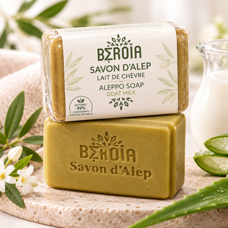 Savon d’Alep au Lait de Chèvre Frais