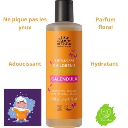 Shampoing Doux Bébé Urtekram Au Calendula - 250 Ml - Neuf