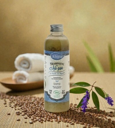 Shampoing No-Poo Bio à l’Huile de Nigelle – Alépia | Cheveux Fortifiés, Nourris et Brillants