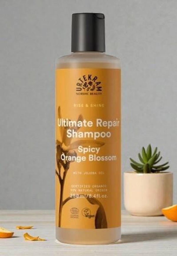 Shampoing Réparateur Ultime à la Fleur d’Oranger – Urtekram (250 ml)
