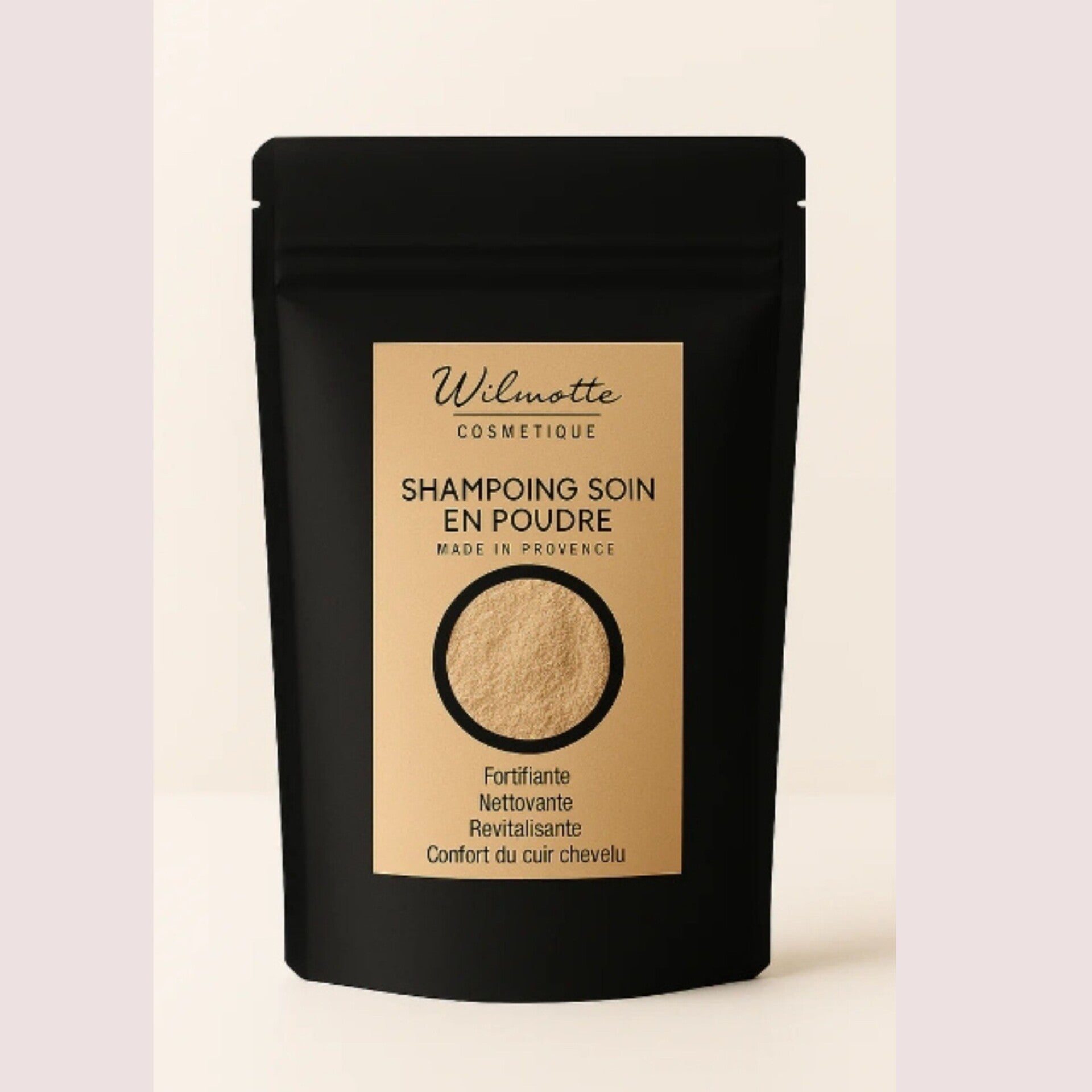 Shampoing Soin en Poudre Revitalisant – Wilmotte Cosmétique – Éclat & Pureté Naturelle