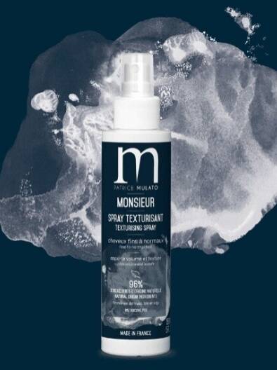 spray texturisant homme Mulato volume texture naturelle