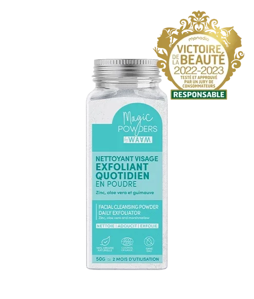Nettoyant Visage Exfoliant en Poudre BIO