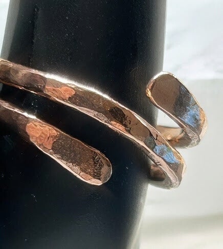 Pure Copper Paddle Ring # 043