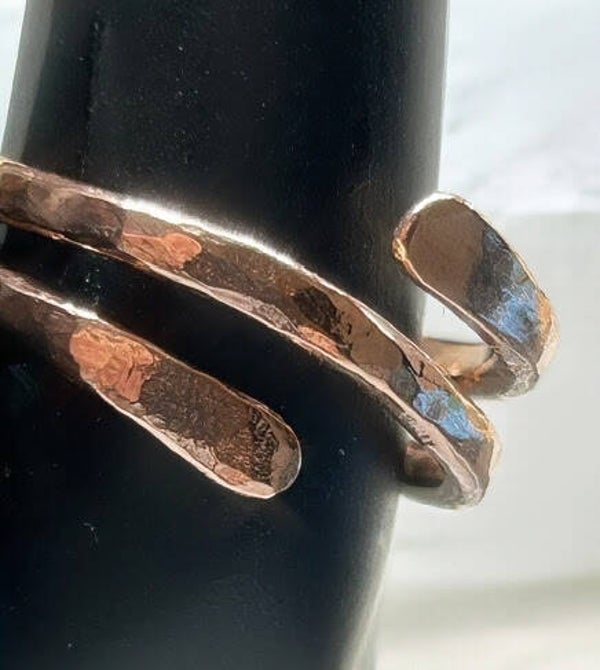 Pure Copper Paddle Ring # 043