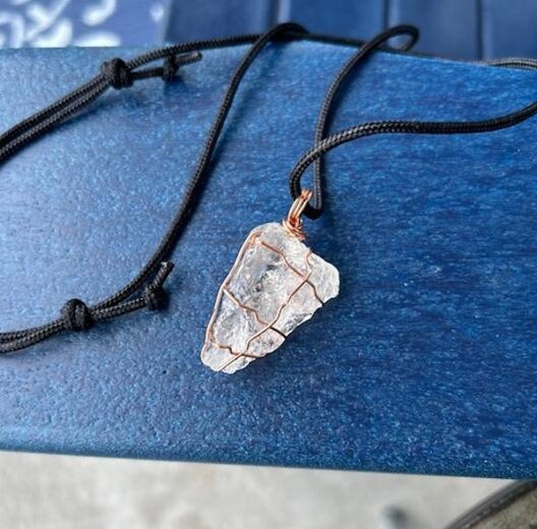 Quartz Crystal Necklace # 005