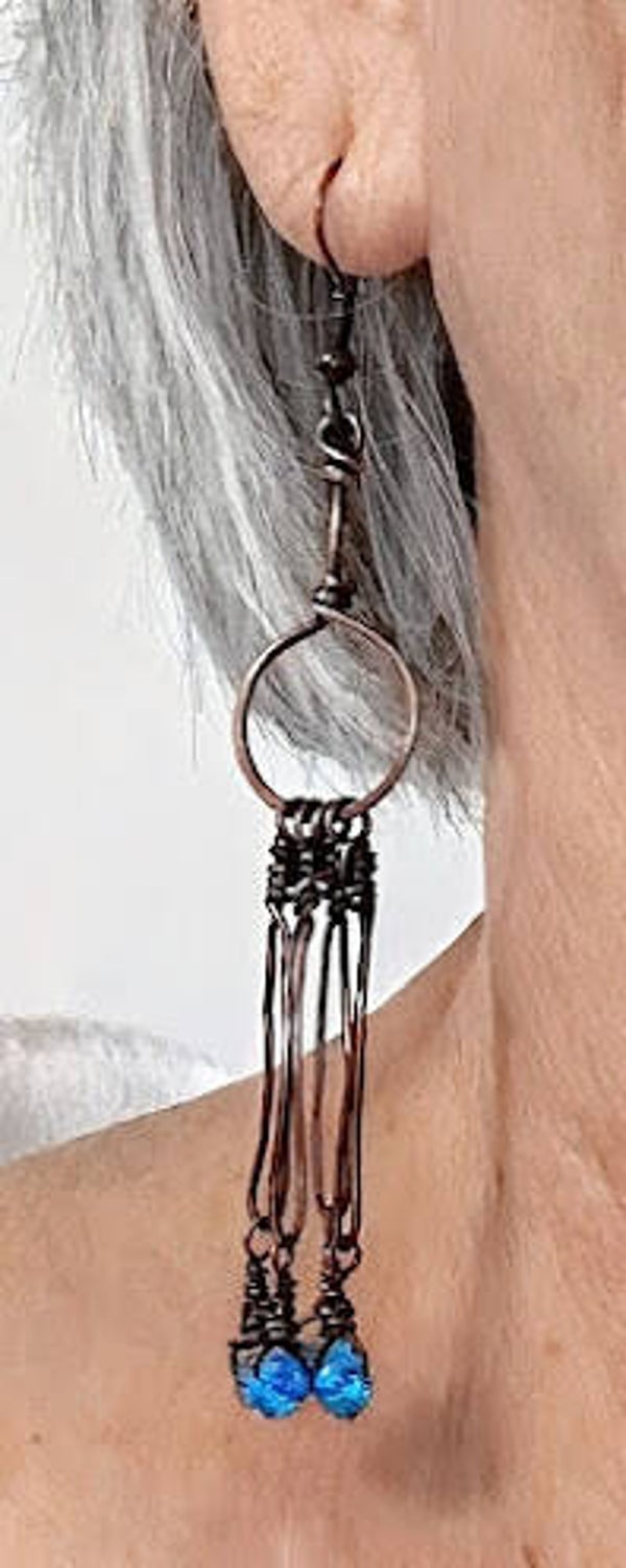 Raindrops on Copper Dangles # 48