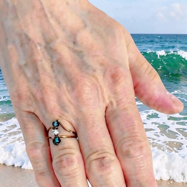 Summer Seed Bead Ring # 042