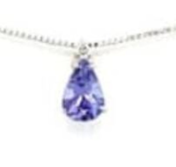 Girocollo  diamante e tanzanite CG64TAN