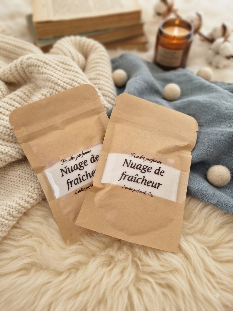 Poudre parfumée " Nuage de fraîcheur "
