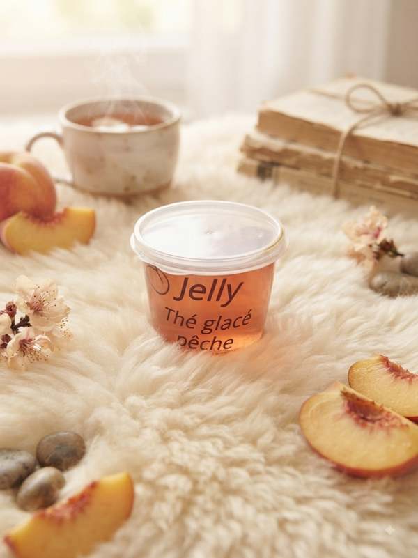 Fondant gelly Thé glacé pêche