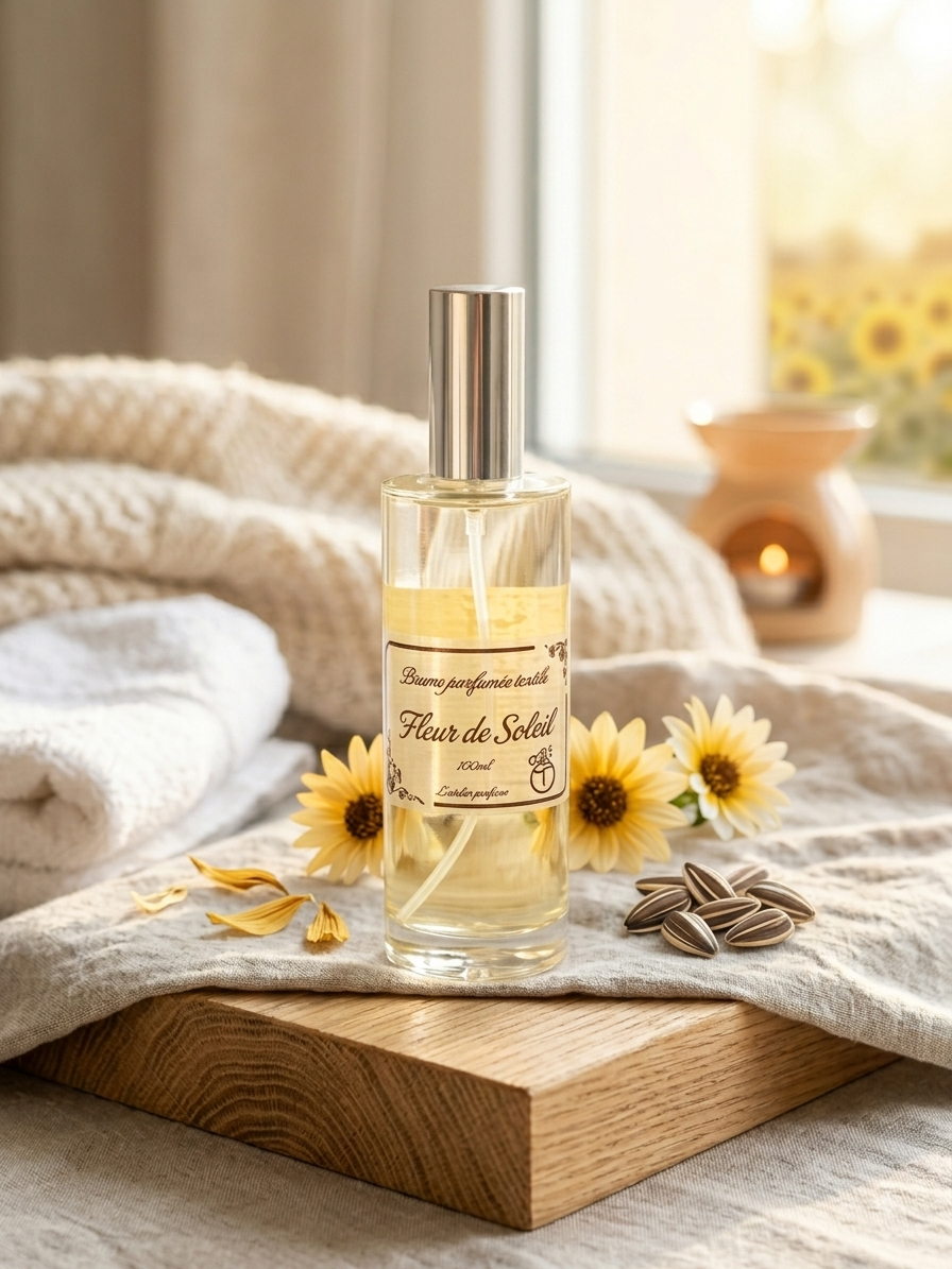 Brume parfumée textile " Fleur de soleil "