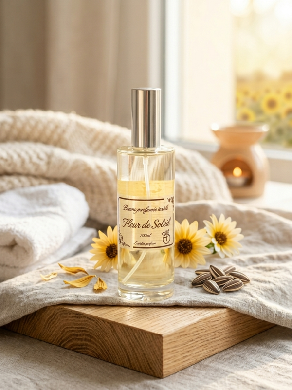 Brume parfumée textile " Fleur de soleil "
