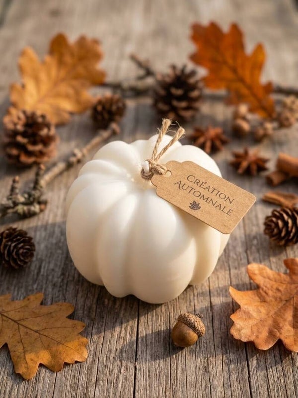 Bougie citrouille parfumée 🎃🕯️🍂