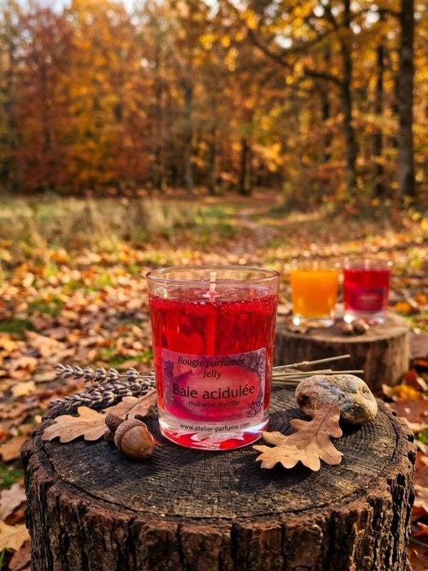 Bougie parfumée Jelly " Baie acidulée"