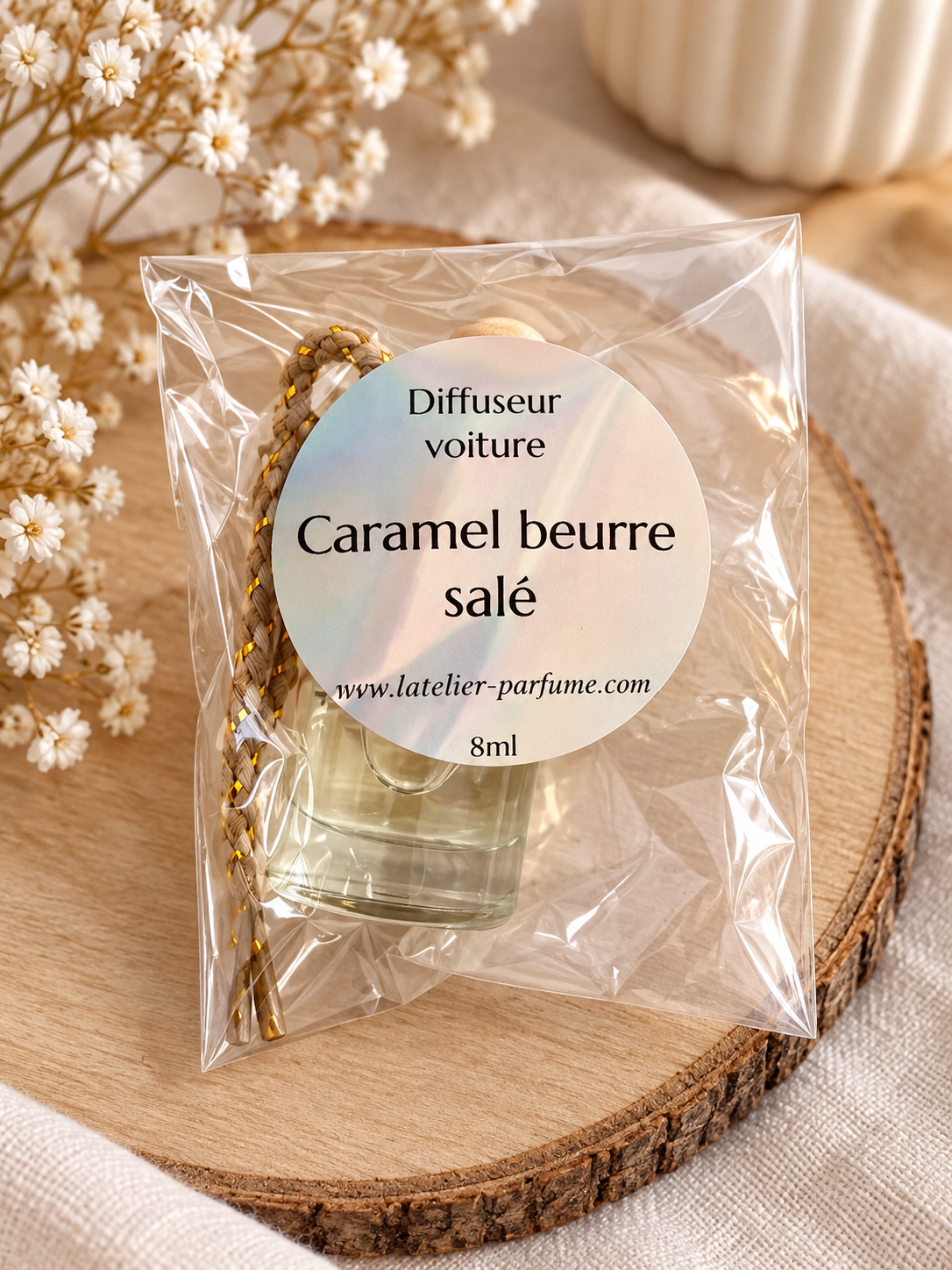 Diffuseur voiture Caramel beurre salé