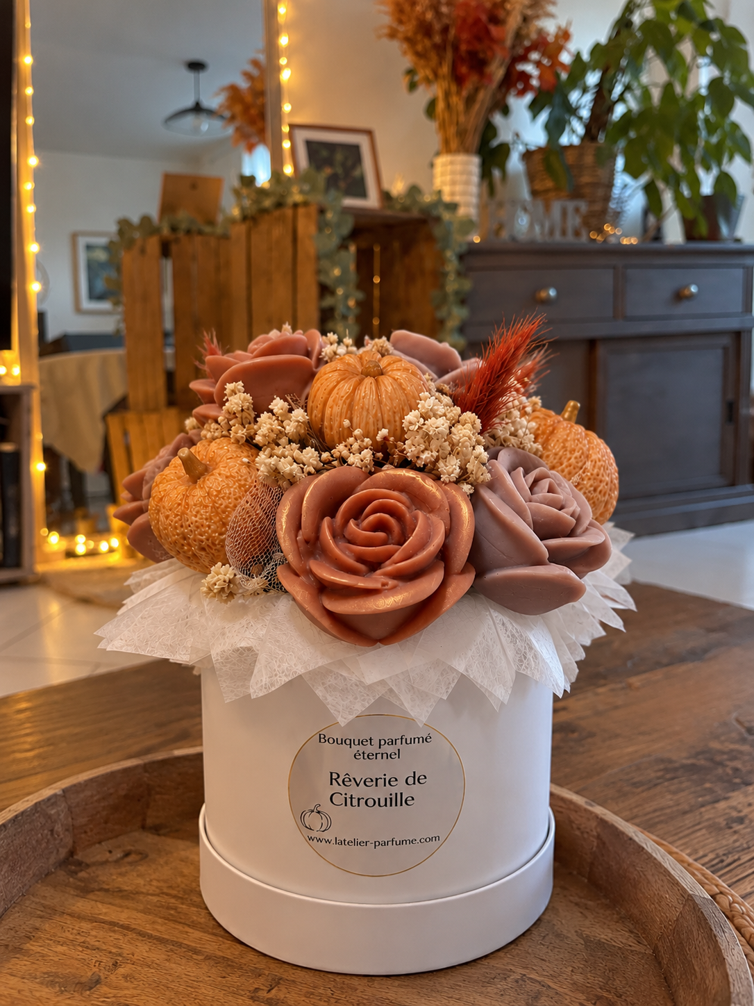 Bouquet parfumé « Rêverie de citrouille »