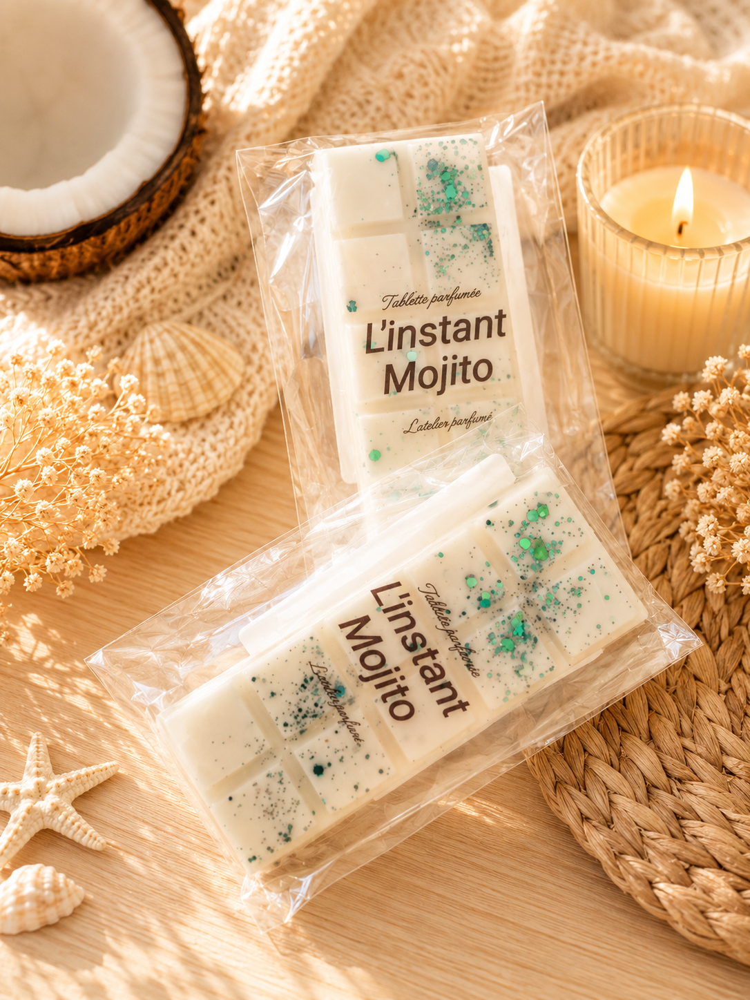 Tablette parfumée " L'instant mojito"