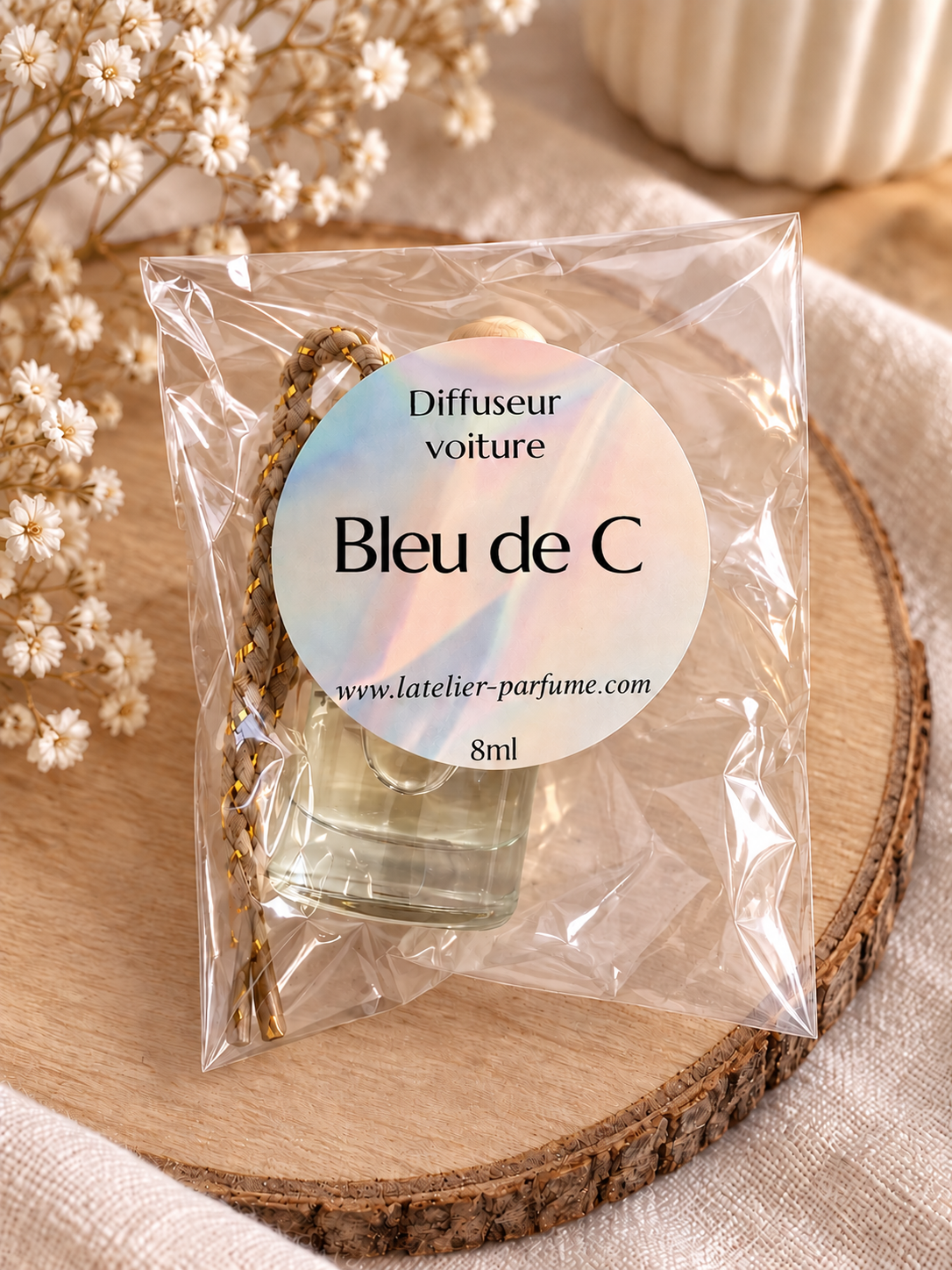 Diffuseur voiture bleu de C