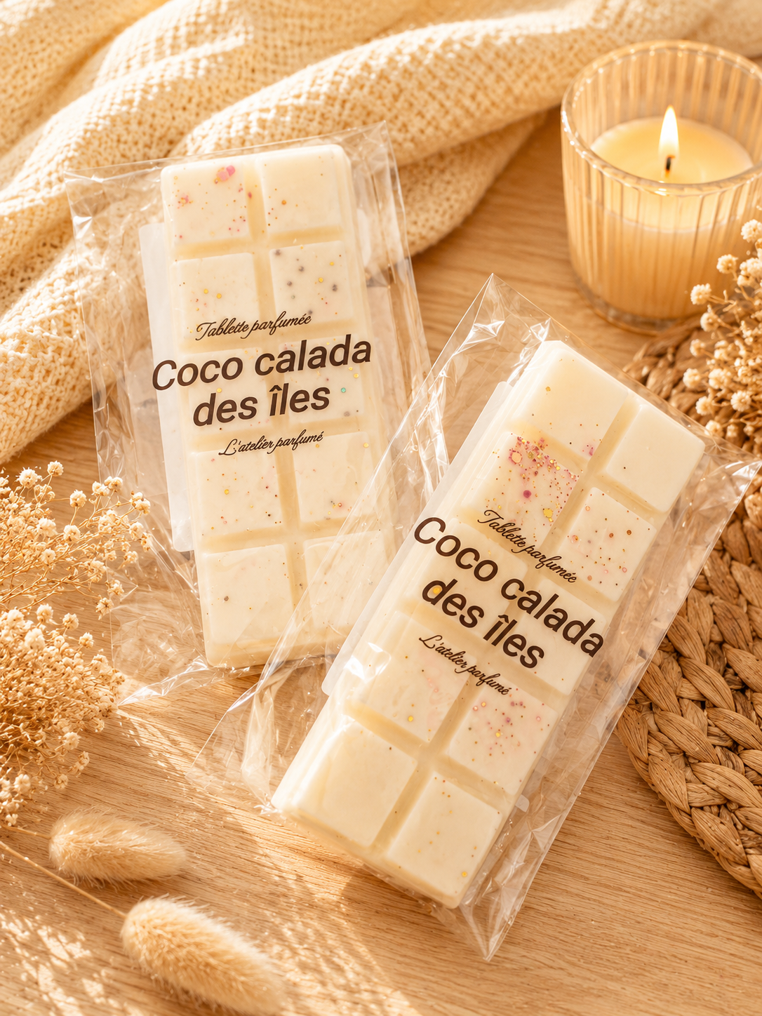 Tablette parfumée " coco calada des îles "
