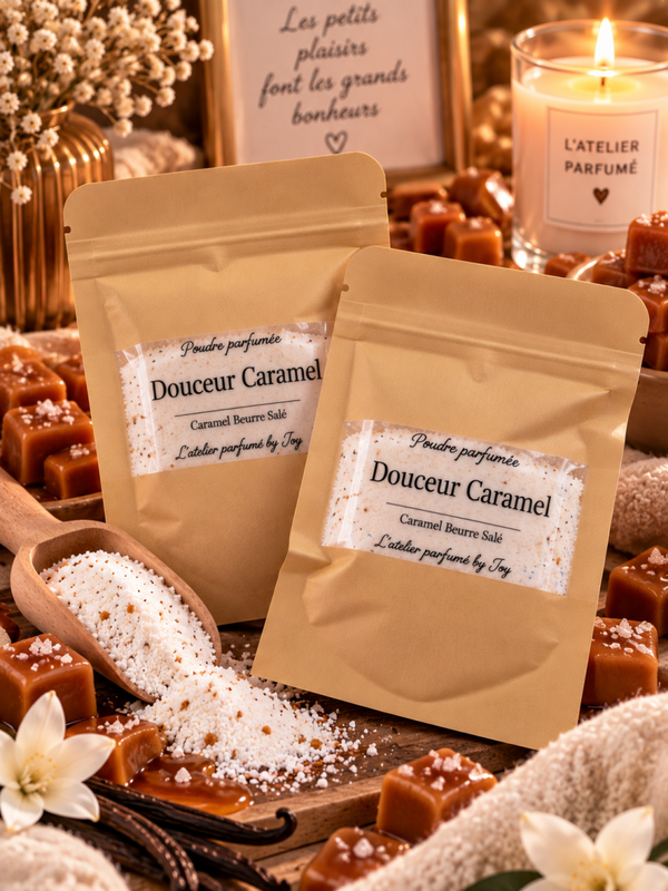 Poudre parfumée " Douceur caramel"
