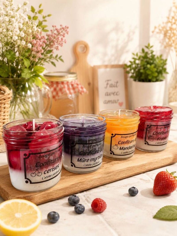Bougie confiture cerise