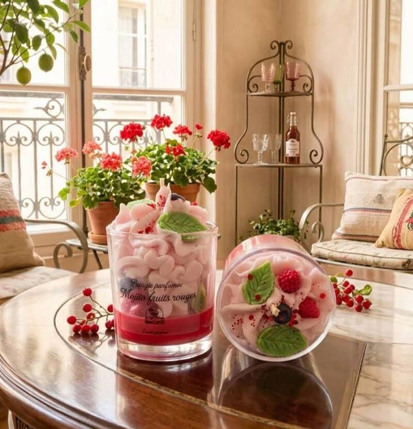 Bougie Mojito fruits rouges