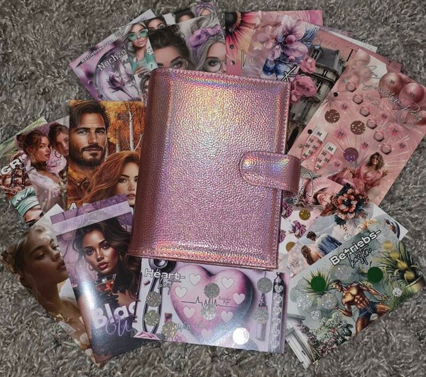 XXL B-Ware Binder-Set "rosa-holo"