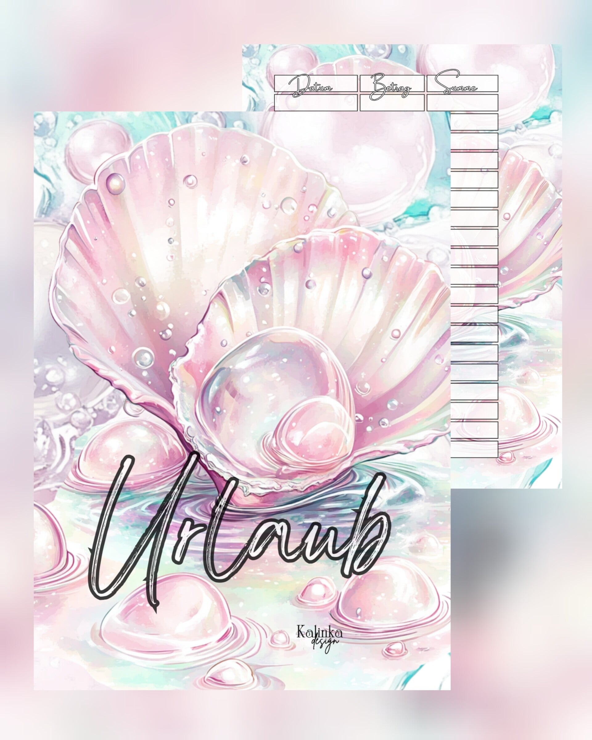 A7 - Trennblatt Urlaub "Muschel"