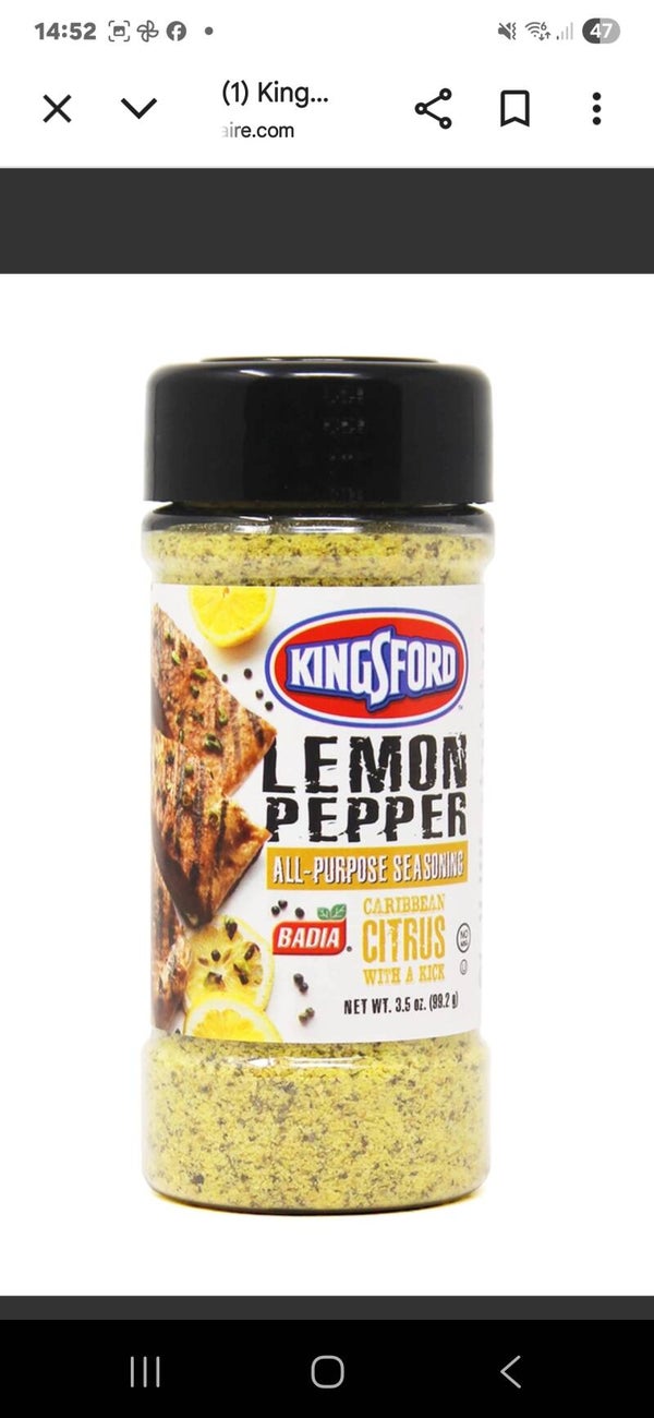 KINGSFORD LEMON PEPER