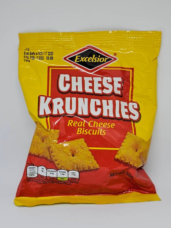 CHEESE KRUNCHIES REAL CHEESE BISCUITS