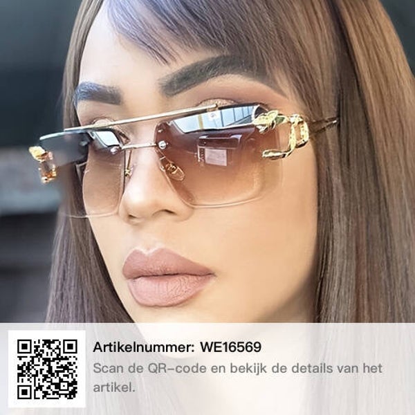 Top Bar Aviator Fashion zonnebril voor dames heren Cheetah Gradient zonneschermen voor autorijden zomer strandreizen