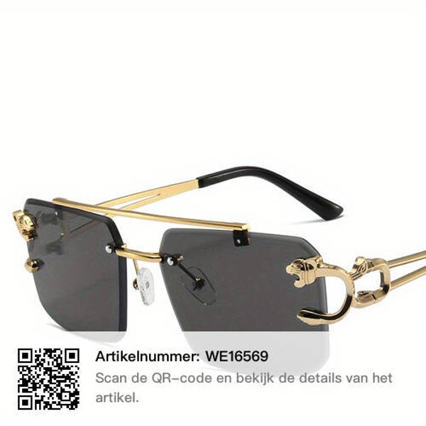 Top Bar Aviator Fashion zonnebril voor dames heren Cheetah Gradient zonneschermen voor autorijden zomer strandreizen
