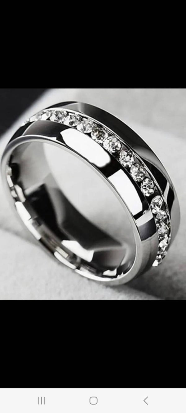 COUPLES RING ZILVER  SIZE 10