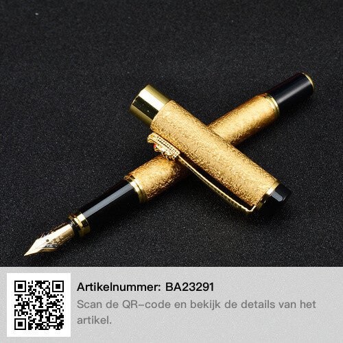 1pc Zwarte Vulpen, Klassiek Zwart Mat Ontwerp Pen Met Geweldige Comfortgrepen, Fijne Punt - Inclusief Inktconverter - Perfect Voor Mannen En Vrouwen