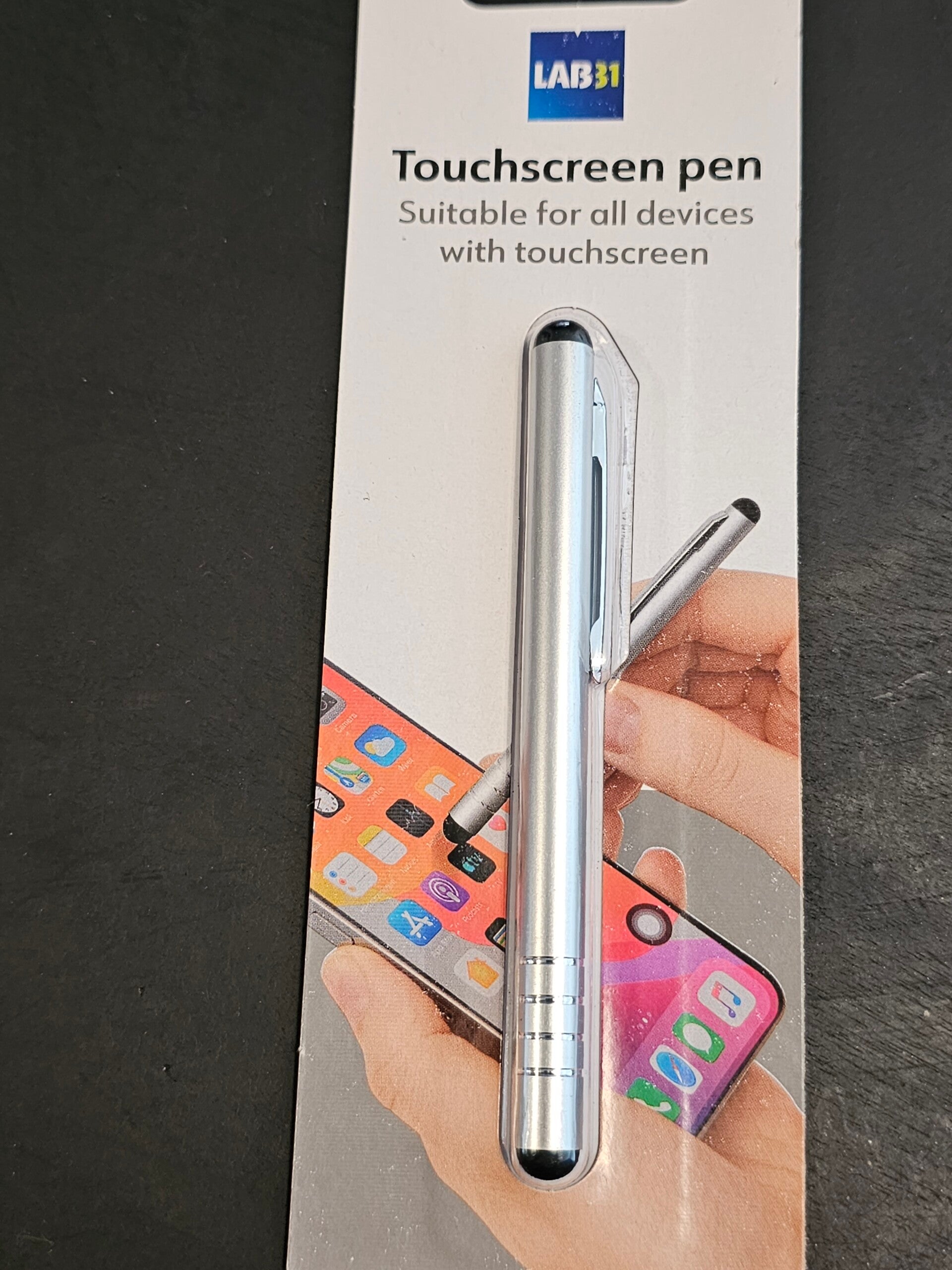 TOUCHSCREEN PEN GRIJS