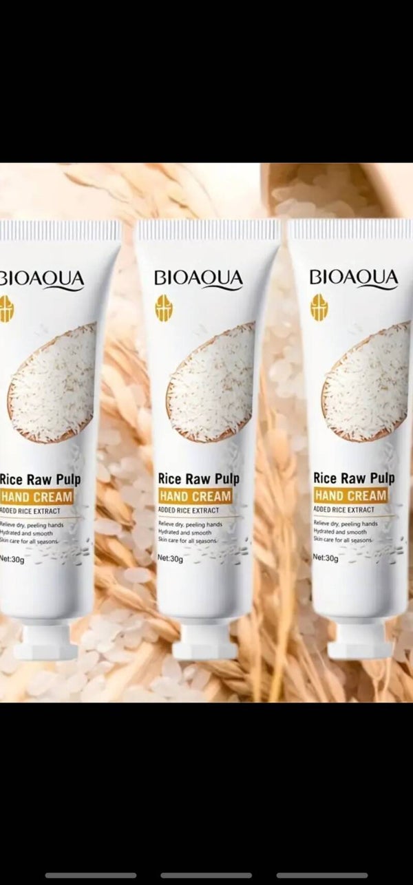 Rijst handcrème, hydraterend en voedend, huidverzorging, huid 30g