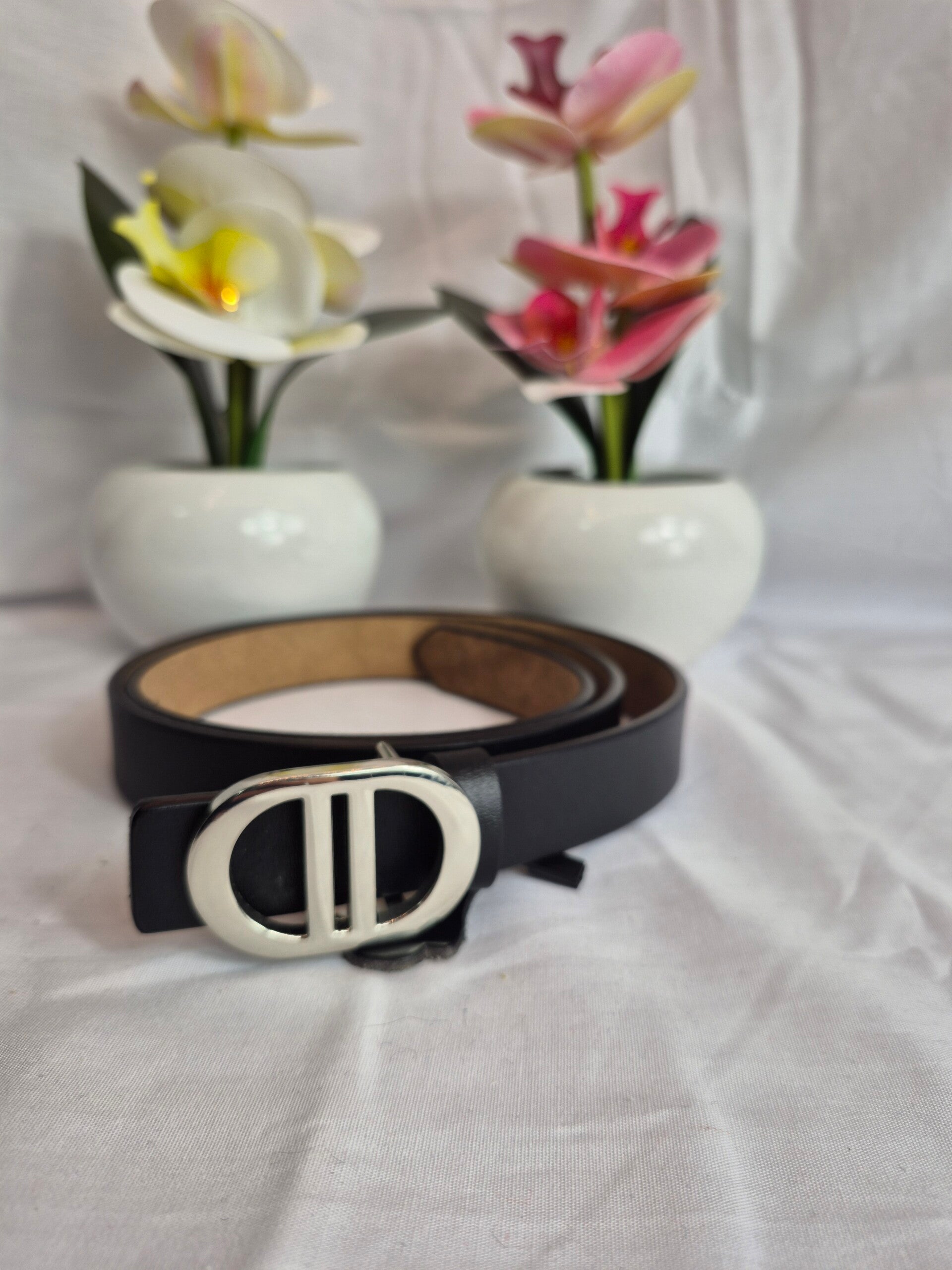 Echtledergürtel mit CD Schnalle