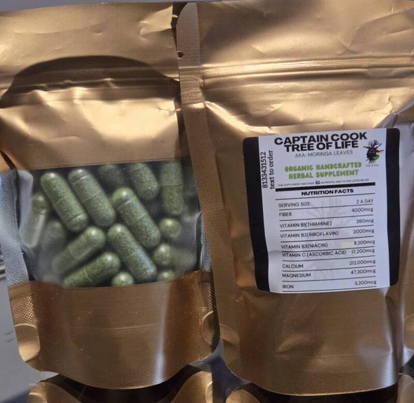 100% Organic Jamaican Moringa capsules