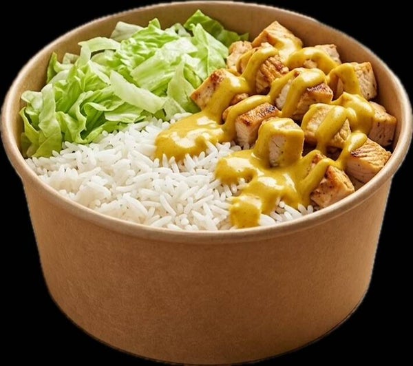Chicken curry bowl