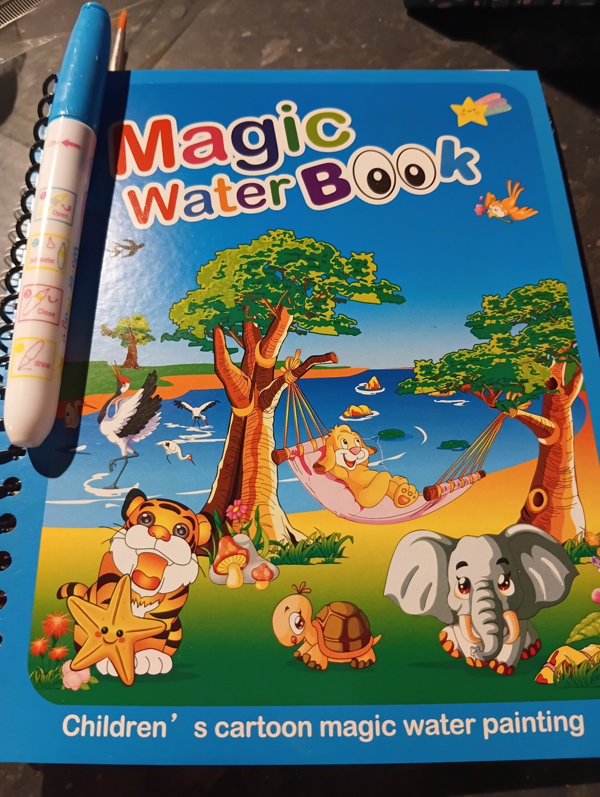 Magic water activity book