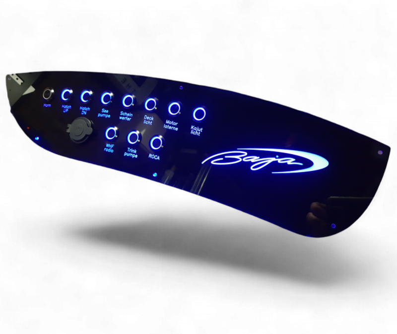 BAJA boat switch panel
