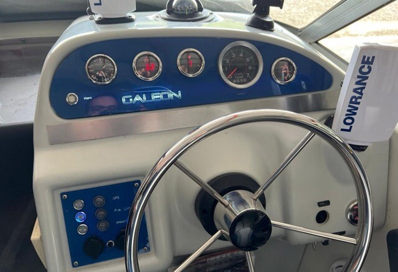 Galeon yacht boat dashboard refit