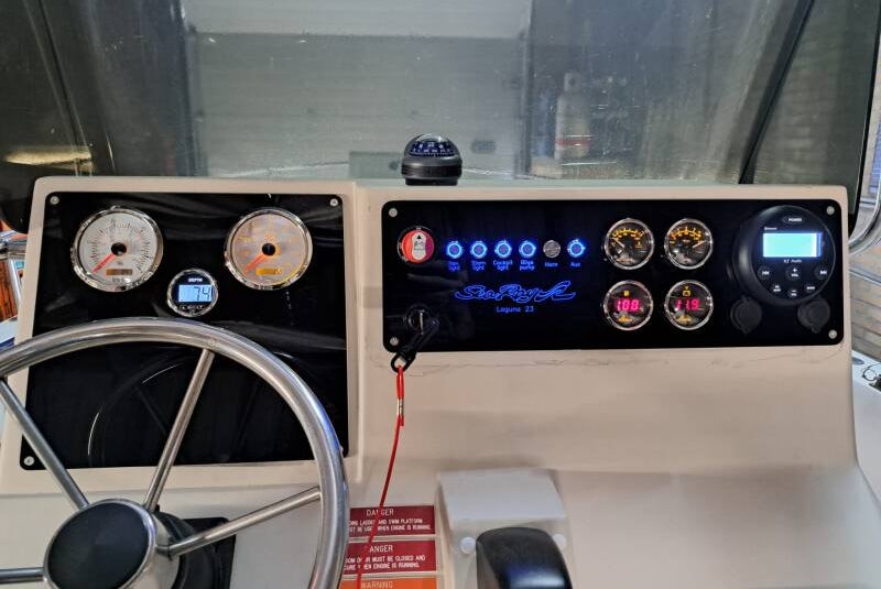 Compleet nieuw dashboardpaneel voor de boot