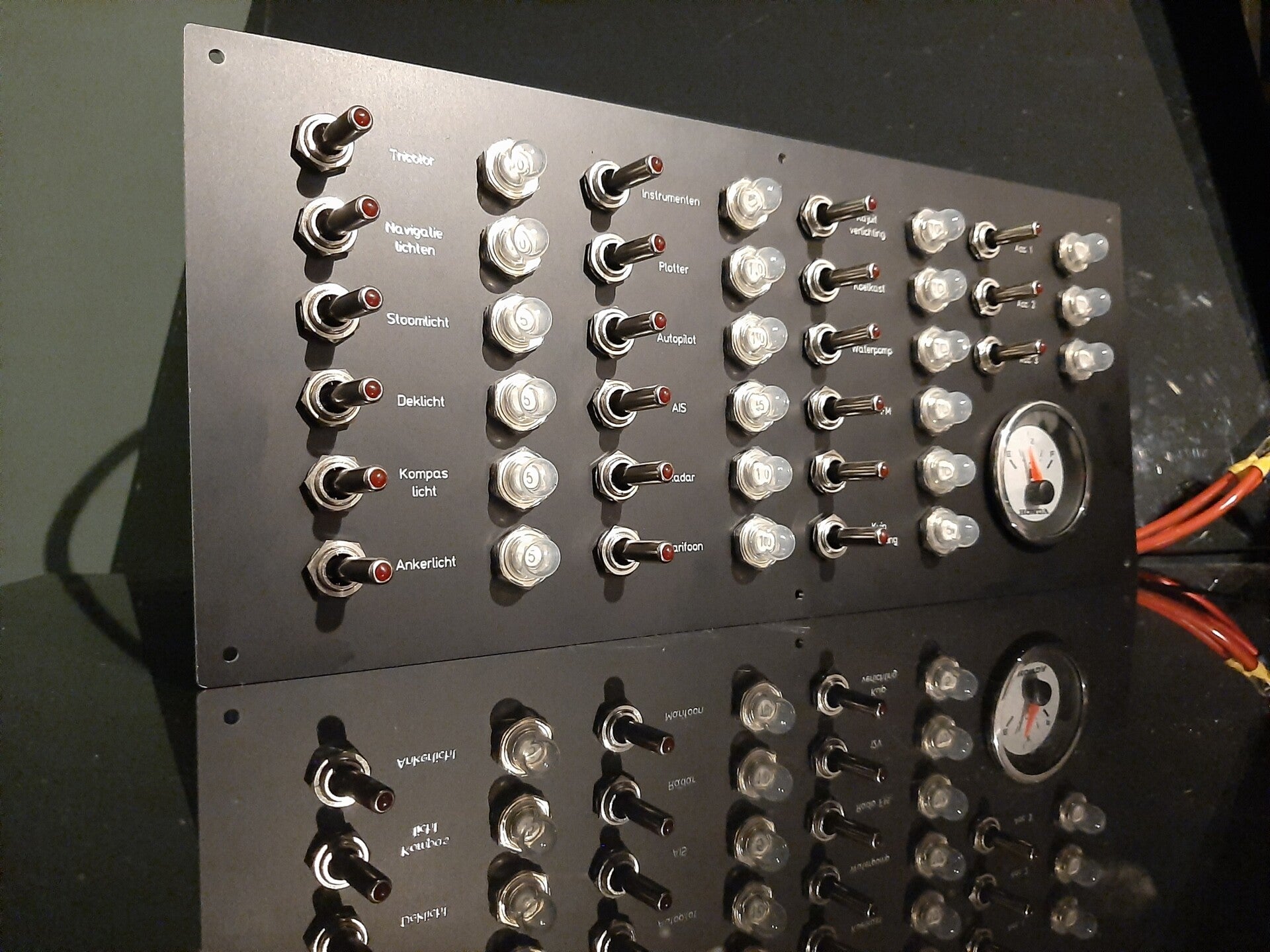 Schepper Panel SchSwitch panel for the sailboat | 100% custom madeakelpaneel voor de ...