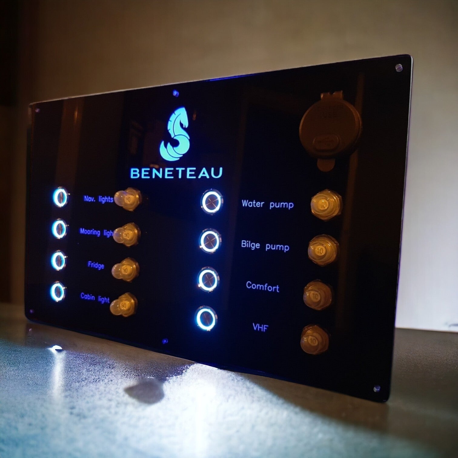 Schalttafeln für Segelboote