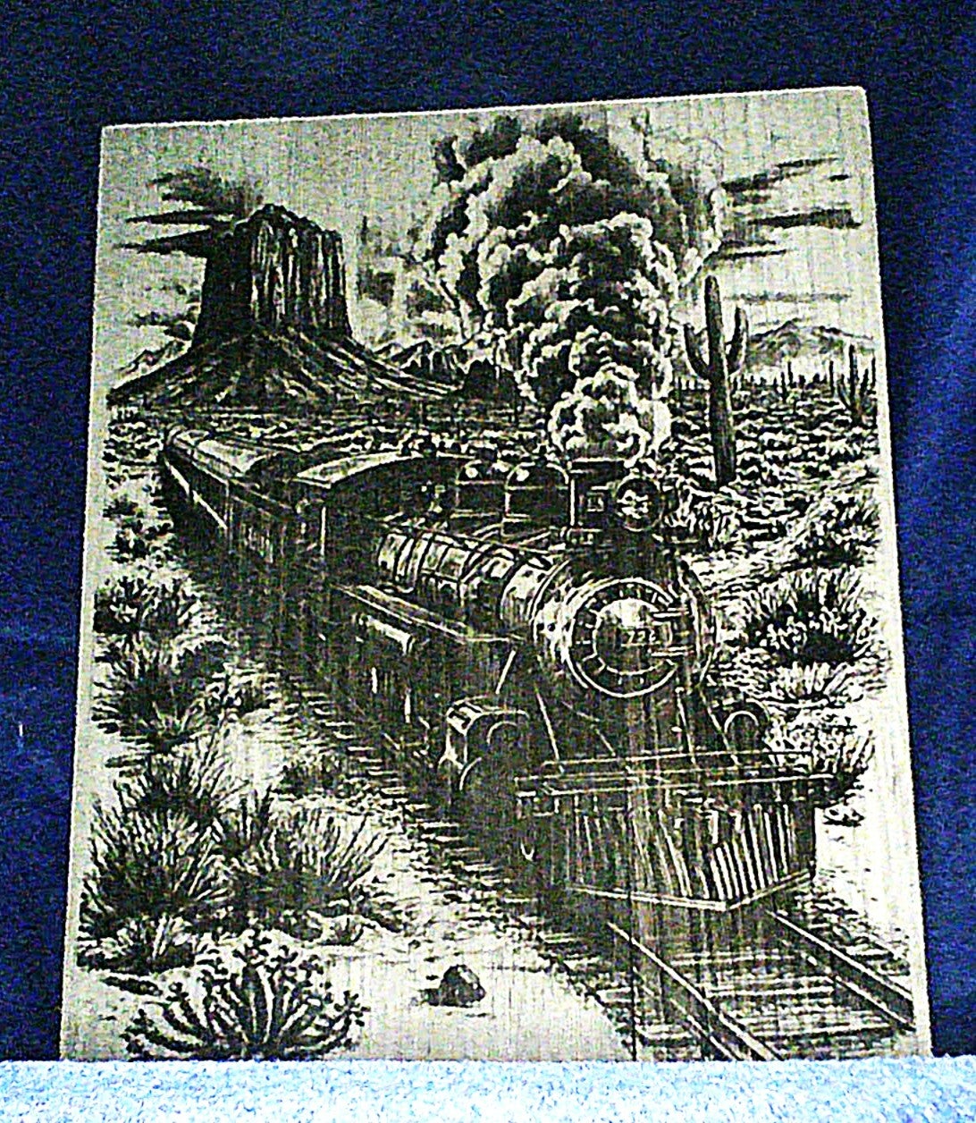 3/4" hardwood train