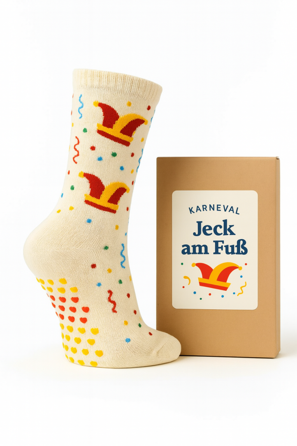 Limited Edition "Jeck am Fuß" Karneval 2026 mit Geschenkverpackung